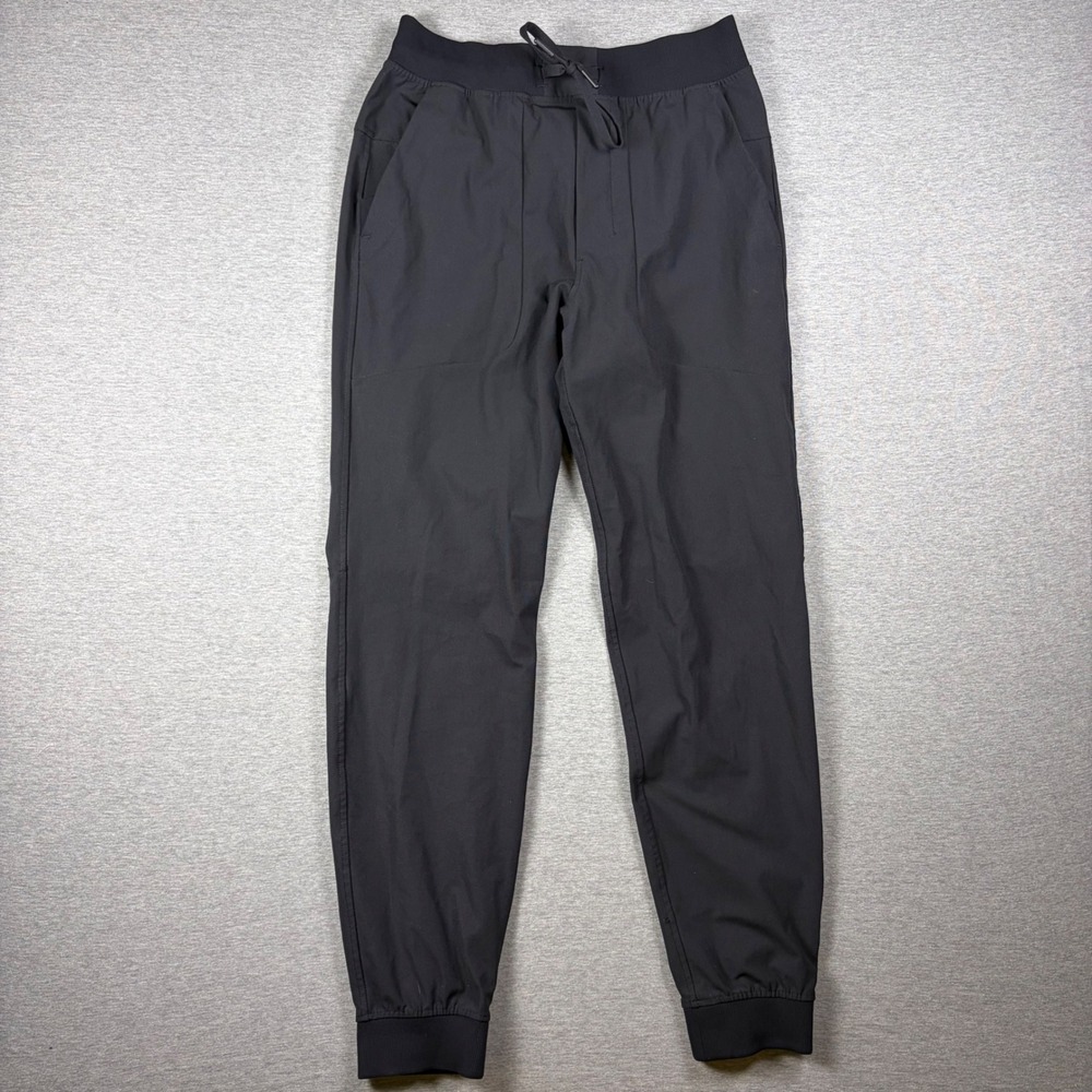 Lululemon ABC Joggers Mens M Black Recycled Polyester Stretch LM5AJLS